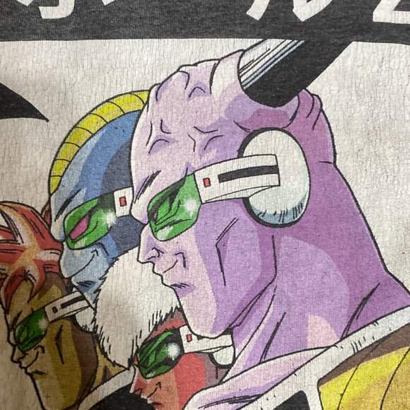 Dragonball Z Z Fighters and Ginyu Squad Face Off L Cotton Gray T-Shirt - Picture 5 of 6